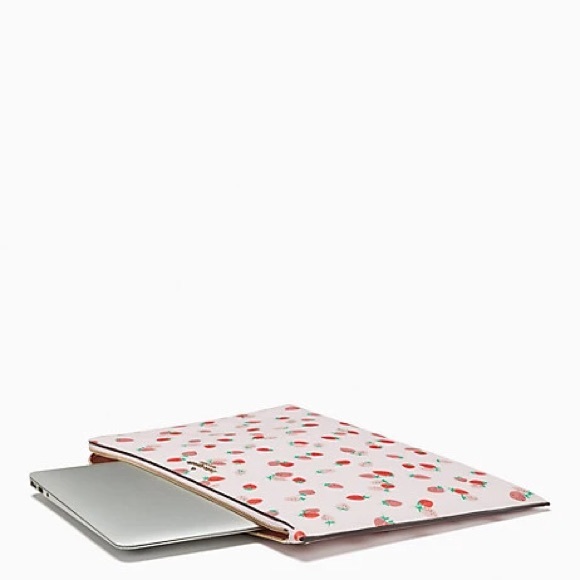 🍓Kate Spade Strawberry Universal Laptop Sleeve - Picture 4 of 6